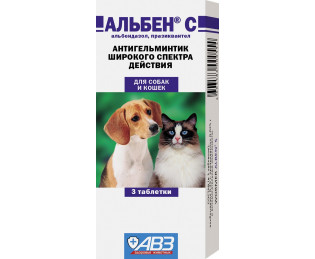 Альбен С, 3 теблетки