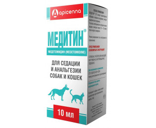 Медитин 0,1% для собак и кошек, фл. 10 мл