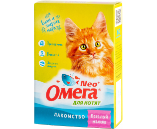 Витаминно-минеральный комплекс «Омега Neo» Веселый малыш для котят