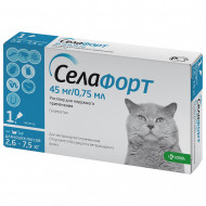 Селафорт 45 мг для кошек 2,5-7,5 кг, пипетка 0,75 мл