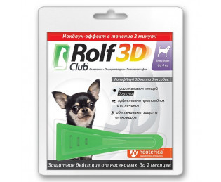 RolfClub 3D Капли для собак до 4кг