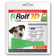 RolfClub 3D Капли для собак 4-10кг